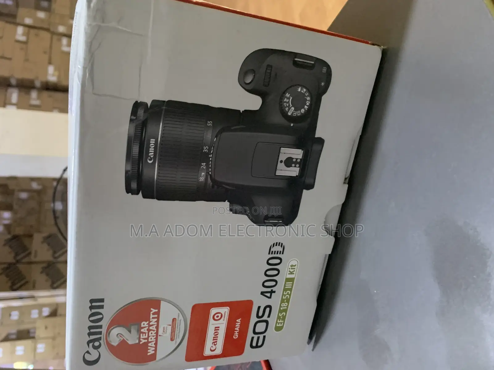 Wi-Fi Inbuilt Canon Eos 4000d Camera With 18-55 Lens