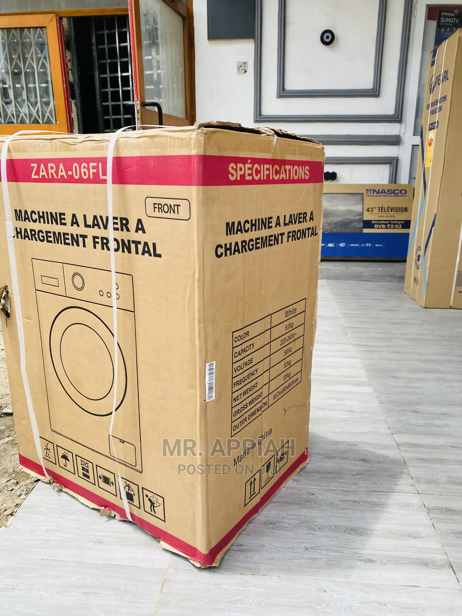 ZARA Full Automatic Washingmachine Works Smart and Fast(6kg)
