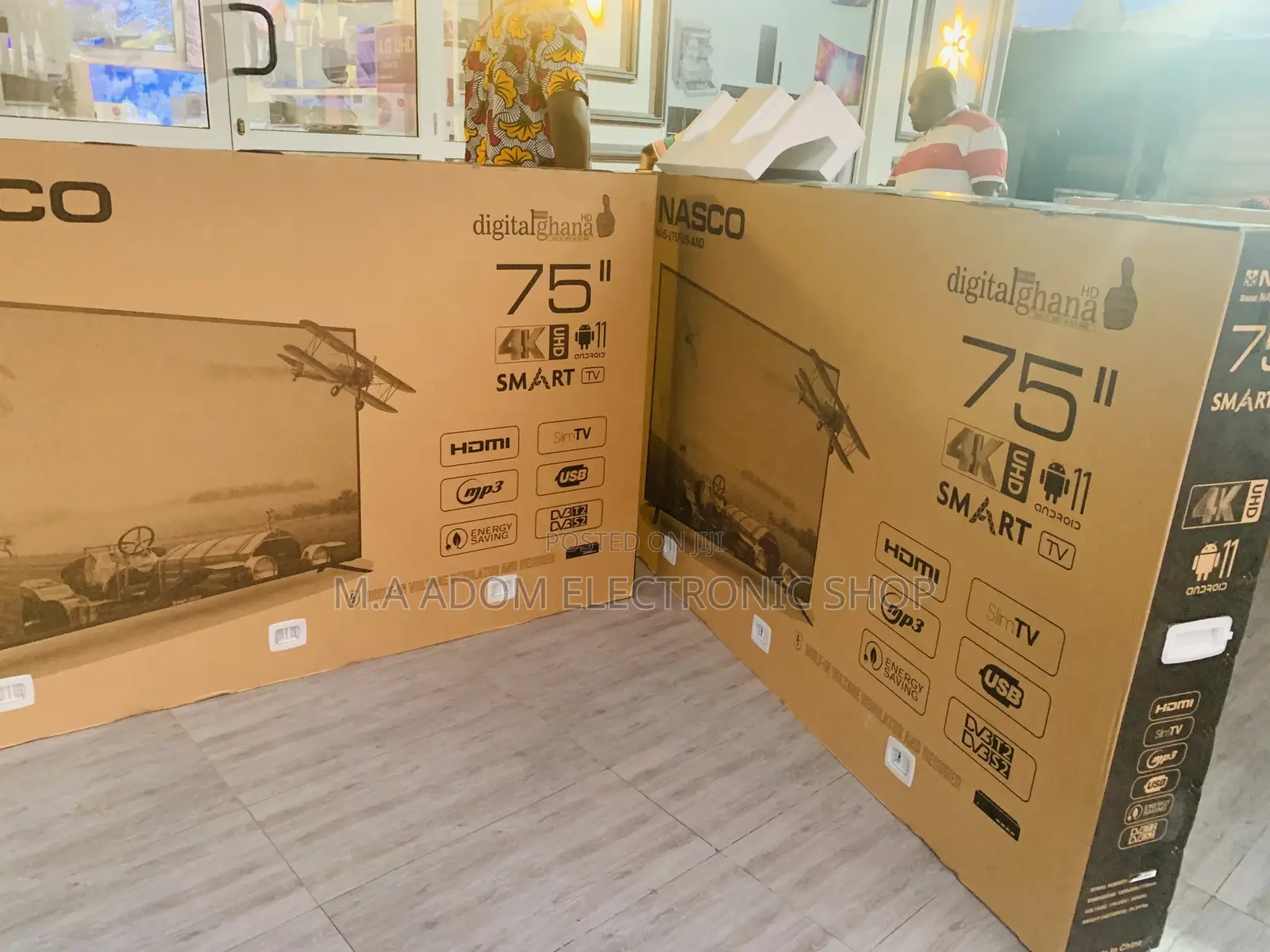Nasco 75” UHD Tv
