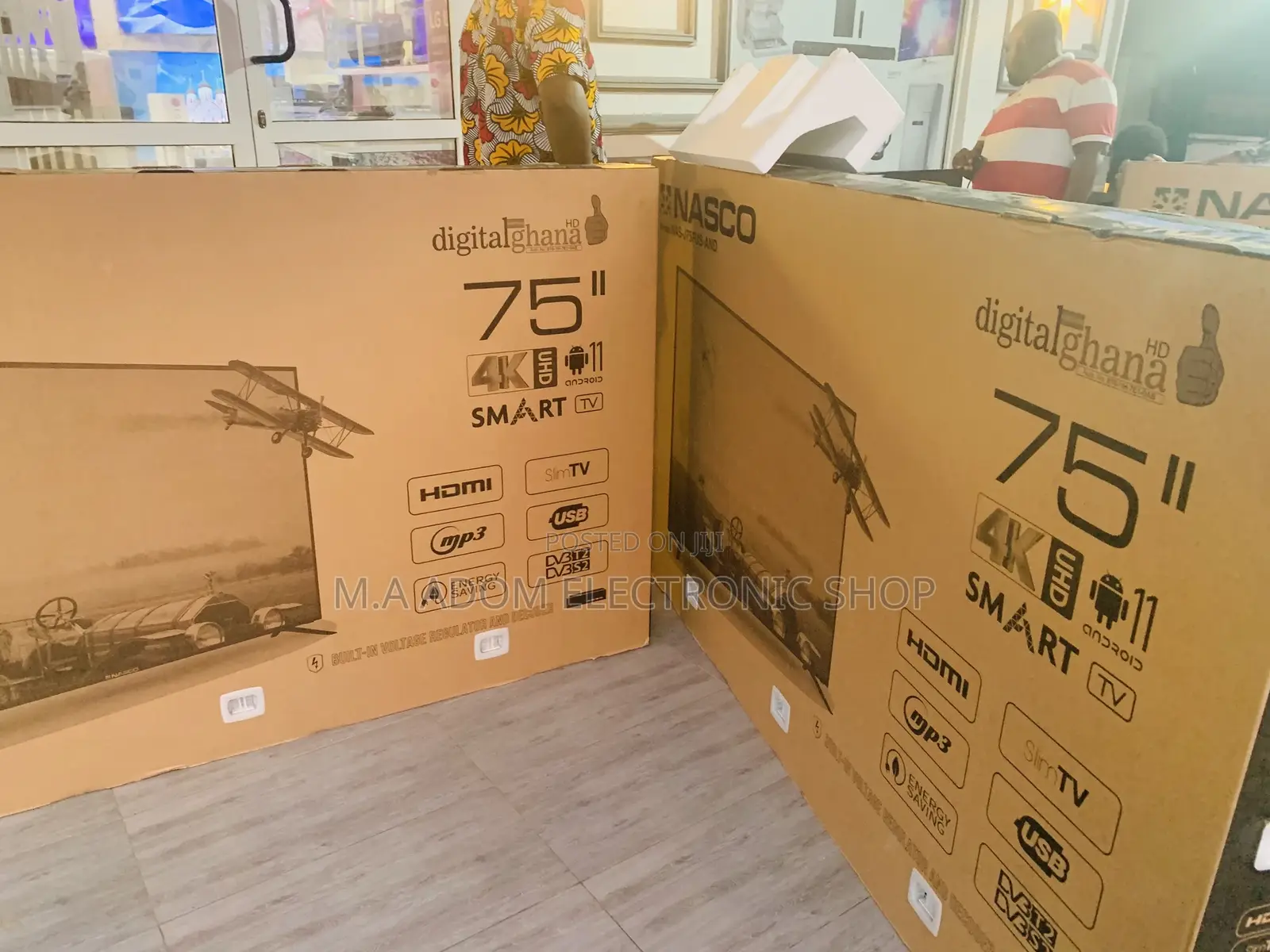 Ultra Slim Nasco 75” UHD Smart Tv