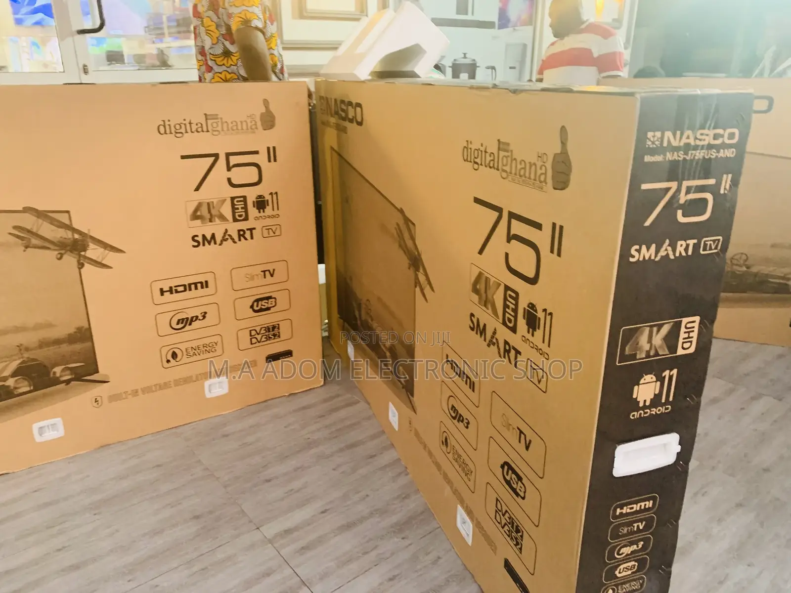 Ultra Slim Nasco 75” UHD Smart Tv