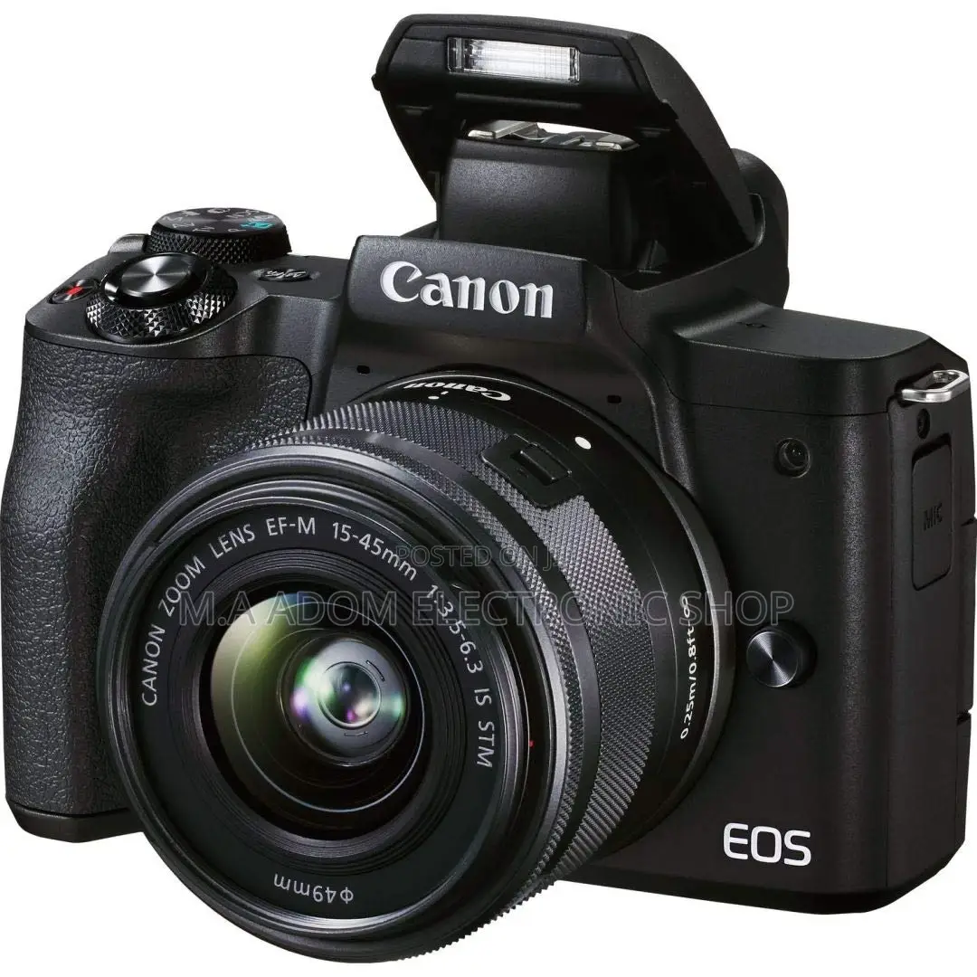 Canon Eos M50 Mark II UHD Camera With STM Lens