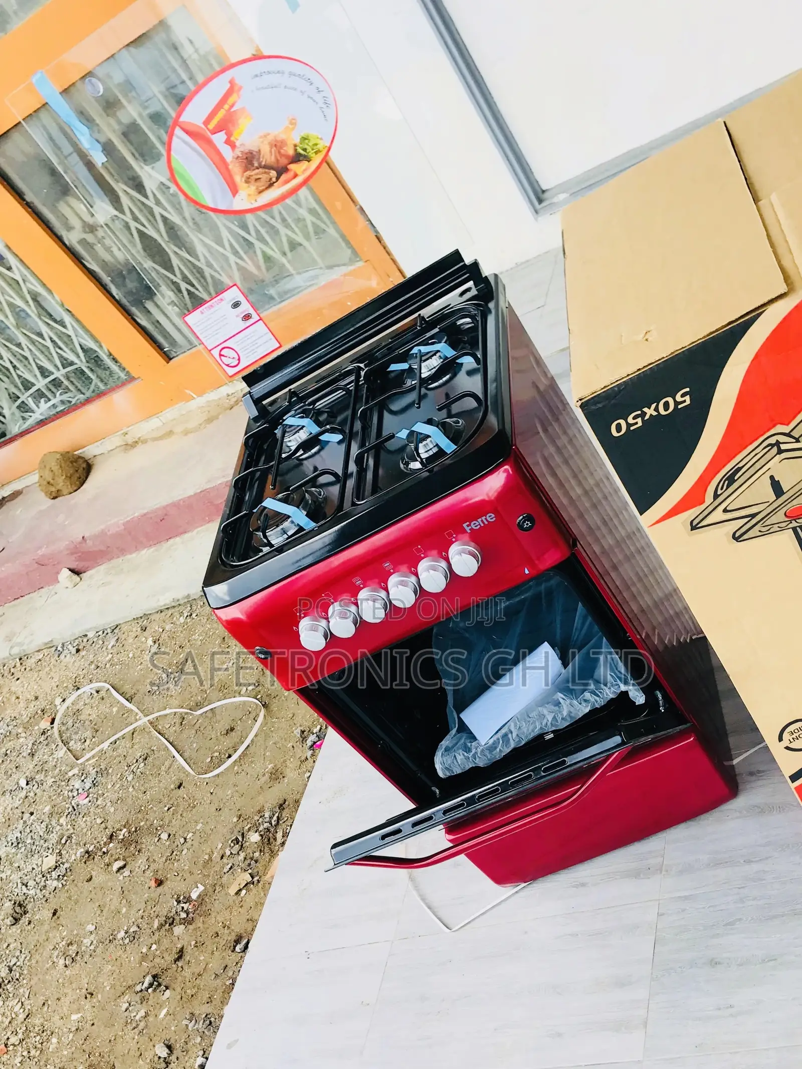 Call or Text Us for Ferre 4gas Burner Oven 50x50 Grill