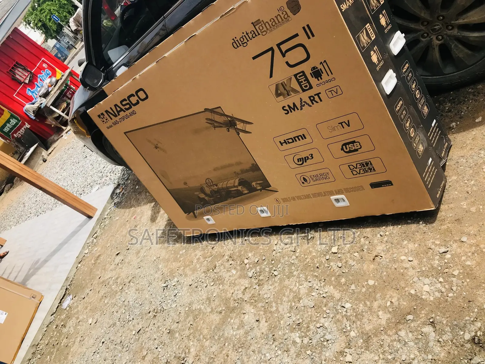 HDMI Energy Saving NAS-J75FUS-AND 75” Nasco LED Glossy