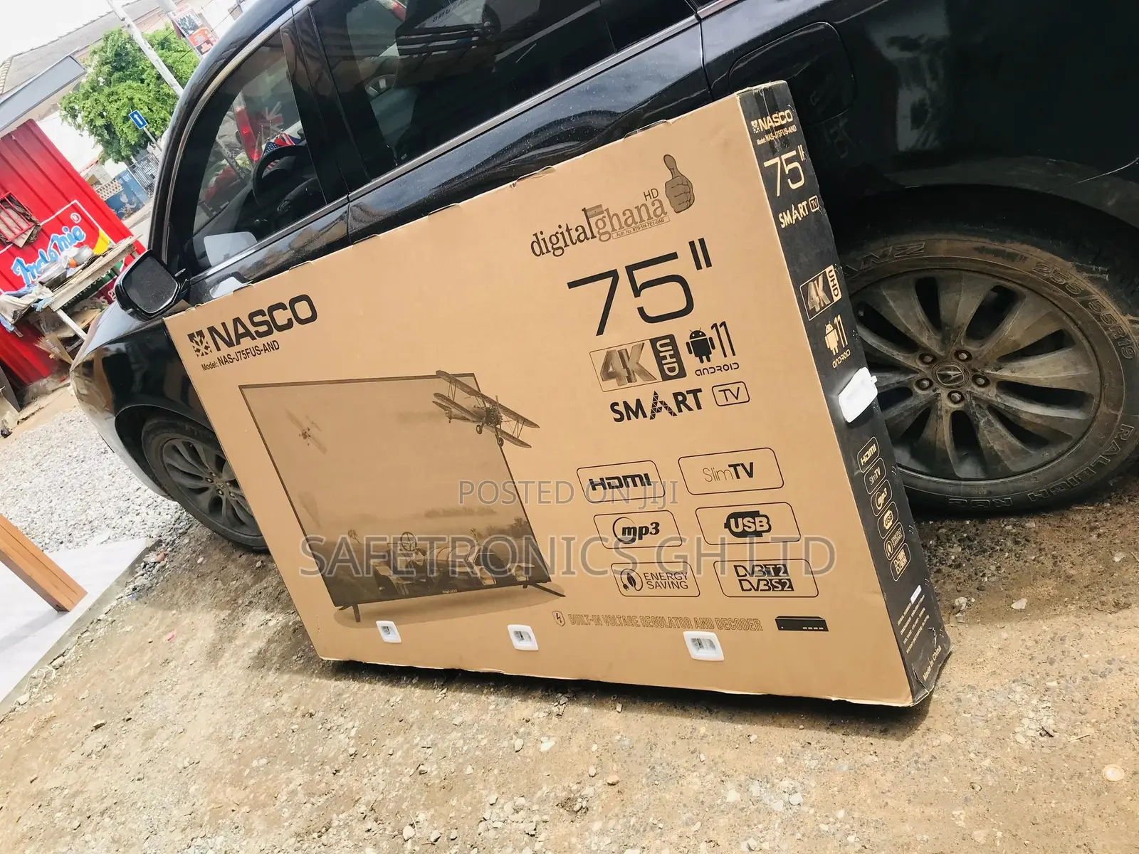 75” LED HDMI Smart Nasco UHD Glossy NAS-J75FUS 