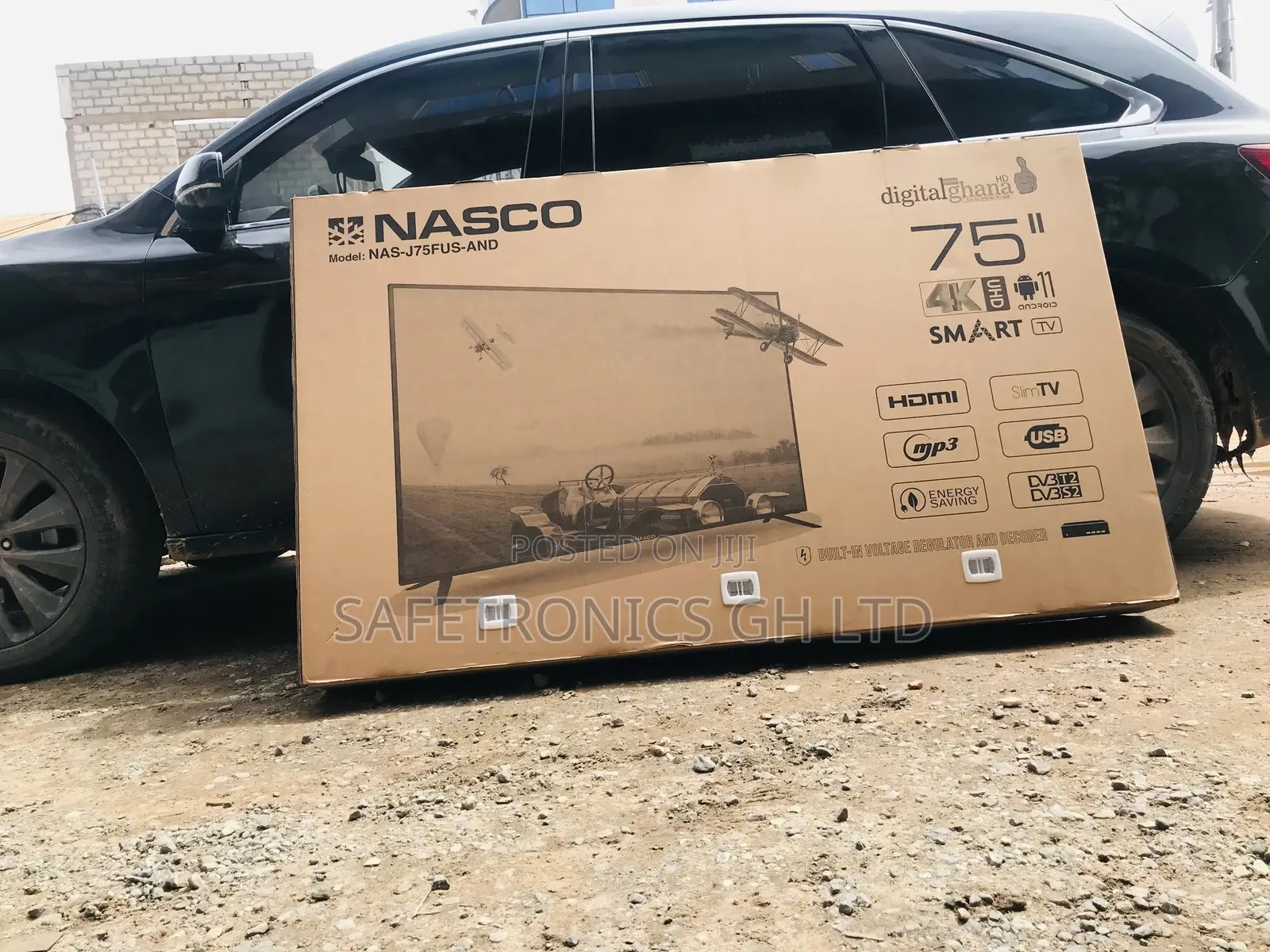 UHD HDMI Nas-J75fus Smart LED Nasco 75” Digital 