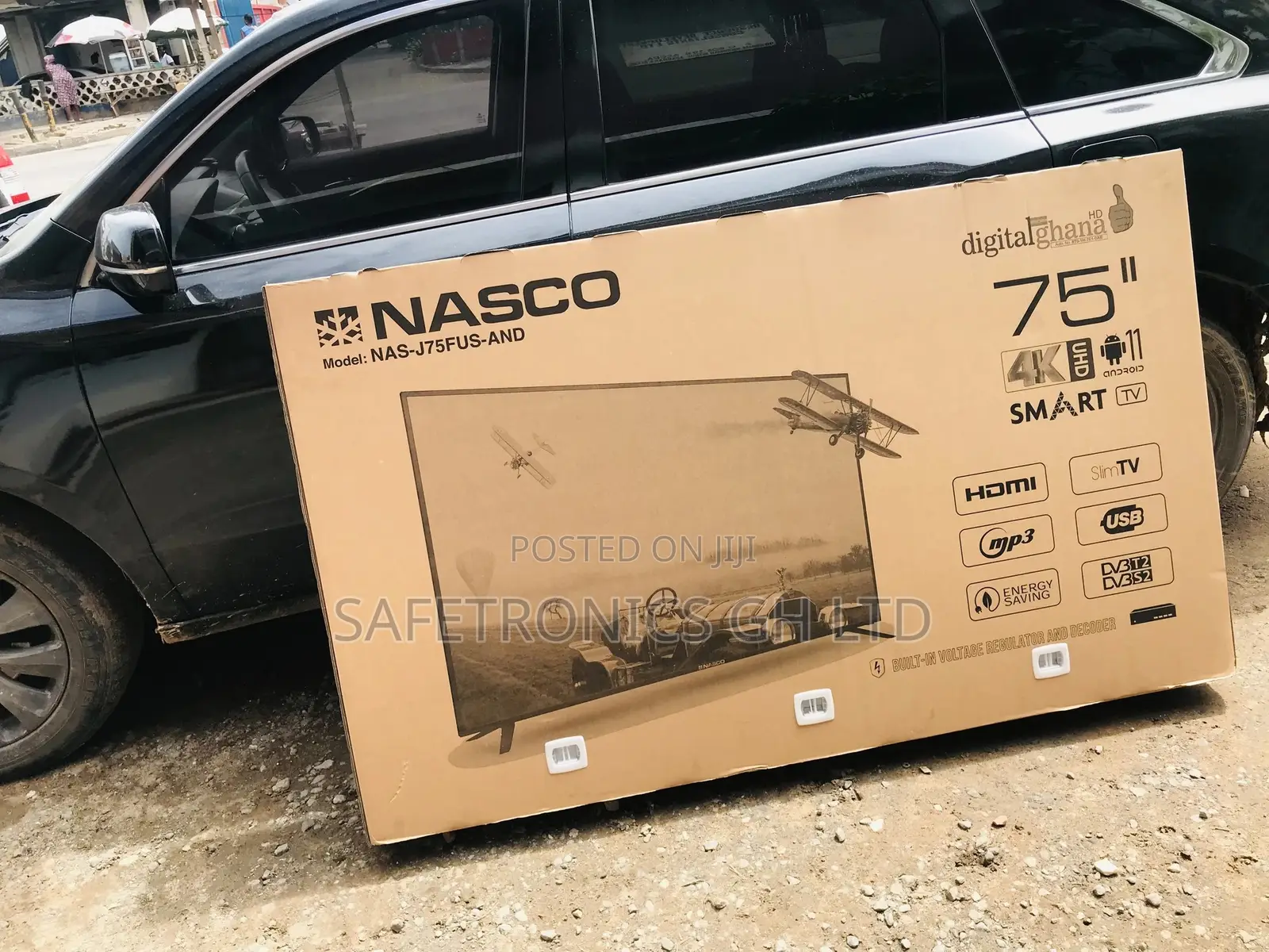 New Digital 75” UHD Nas-J75fus Android  Led Nasco