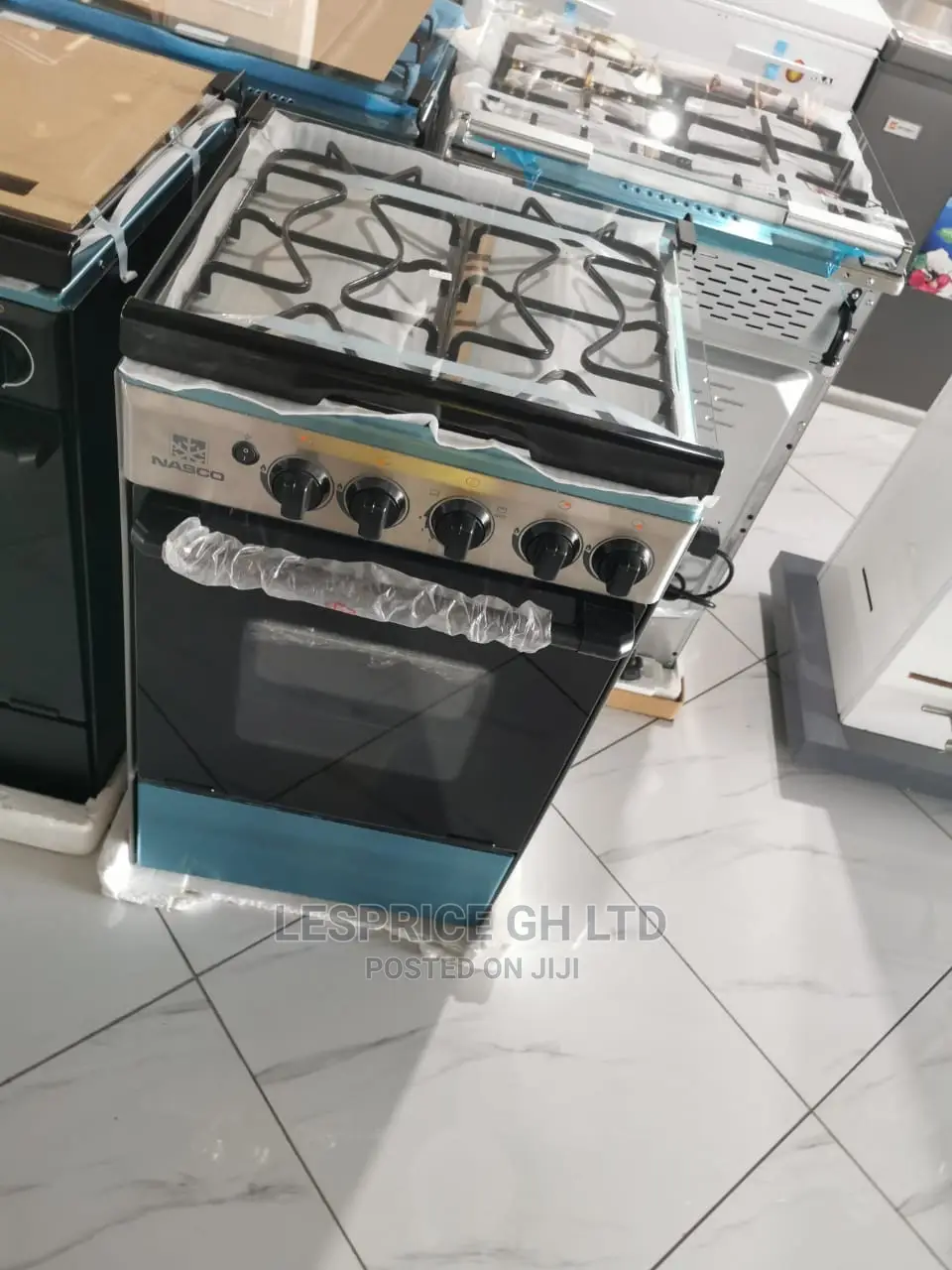 Original Nasco Gas Cooker 50 by 50 Oven With Grill