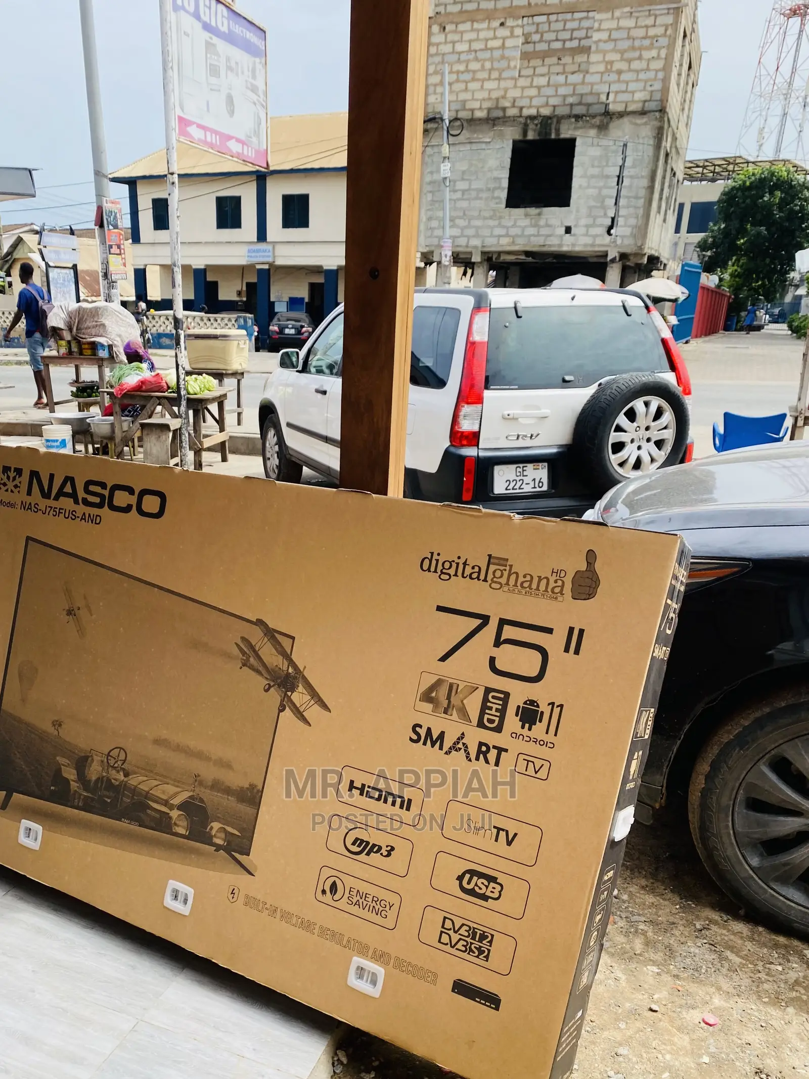 Shop Affordable Nasco 75” Smart Tv(Nas-J75fus-And)