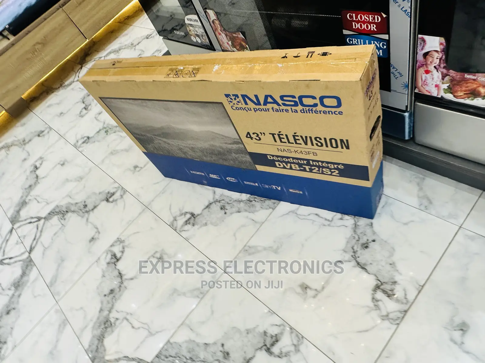 High Quality Pictures Nasco 43”Digital Satellite FHD Tv