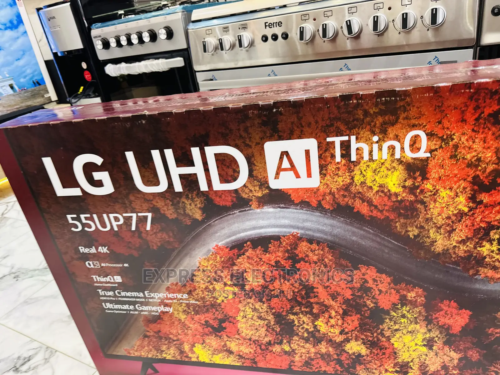 AI Sound System for Lg Tv  UHD Smart Up77 55”