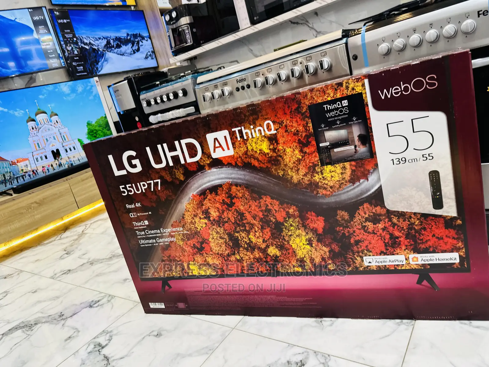 AI Sound System for Lg Tv  UHD Smart Up77 55”