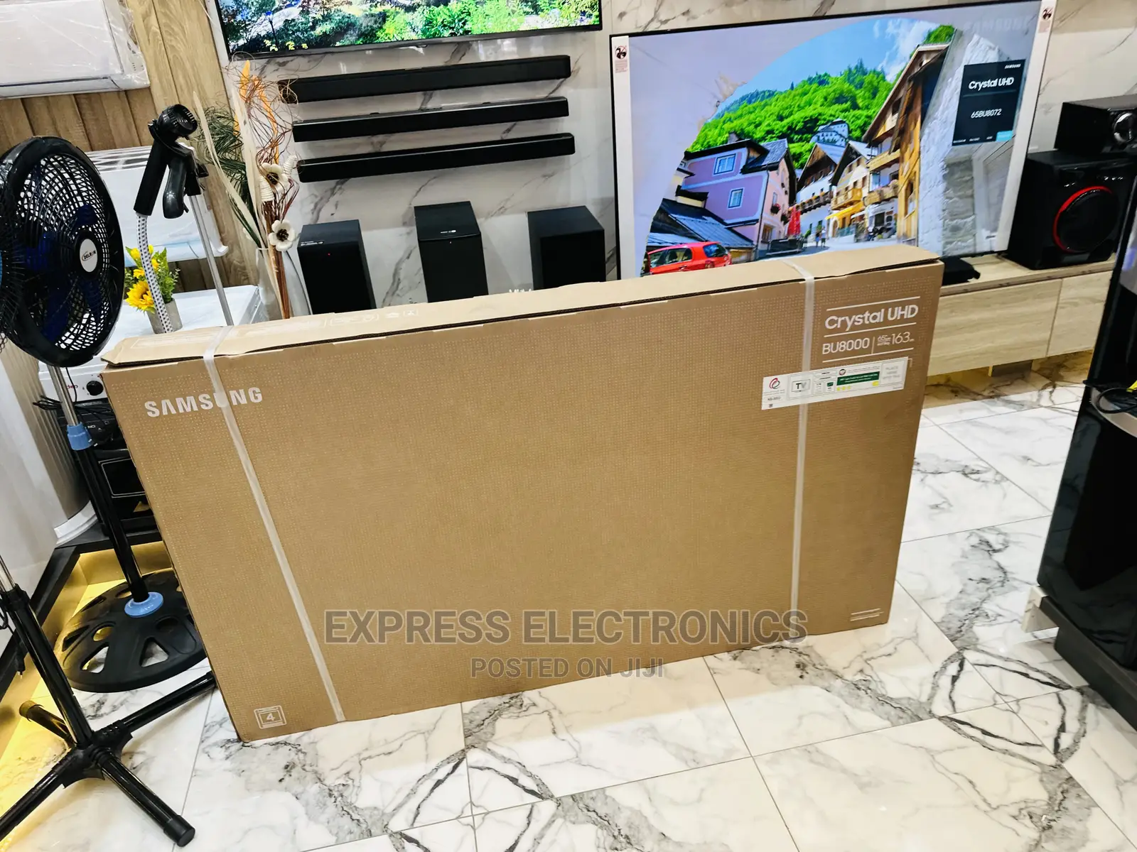 AI Sound System UHD Smart Samsung 65”Bu8000 Tv