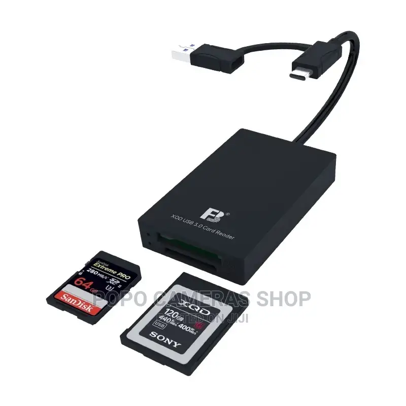 XQD+SD Card Reader