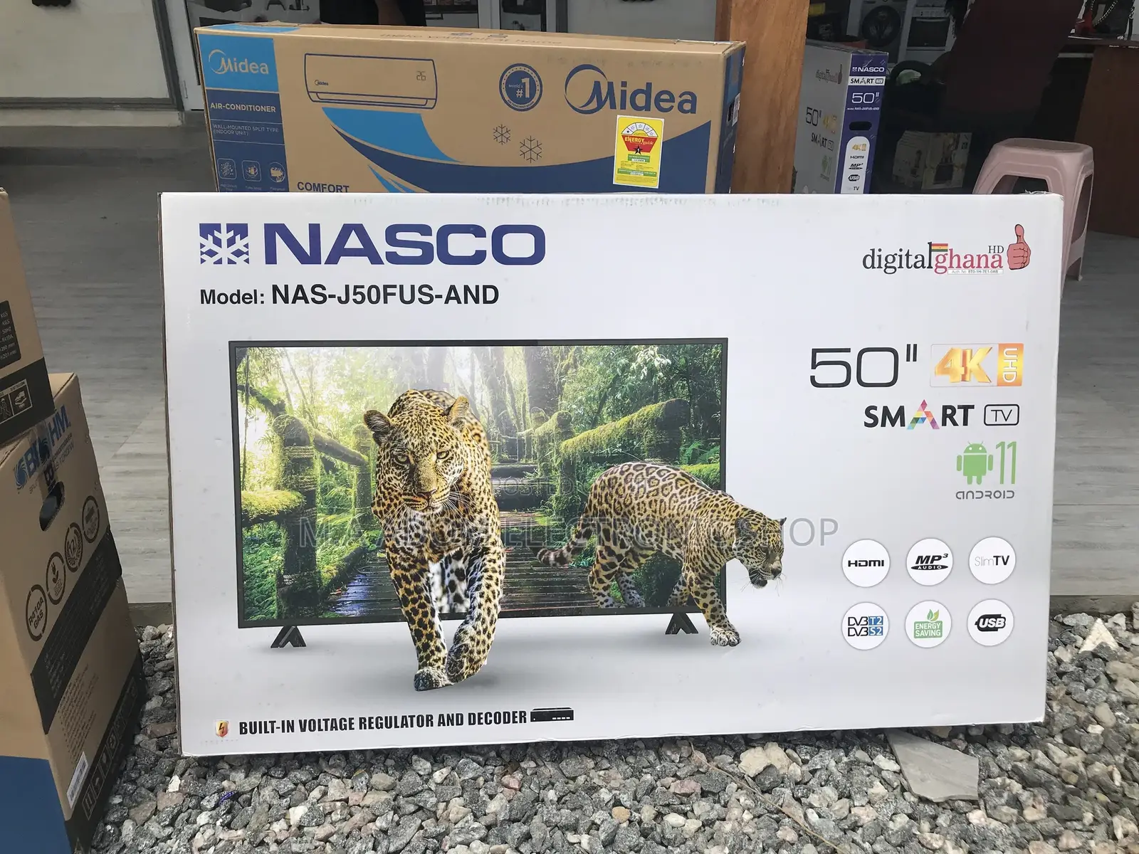 Authentic Nasco 50′′ Uhd Digital Satellite Smart TV