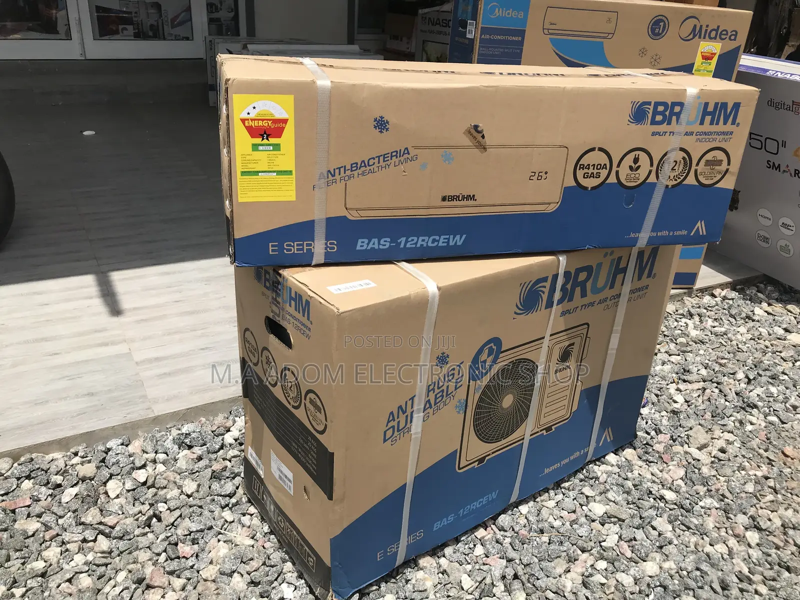Authentic Bruhm Air Conditioner 1.5HP R410