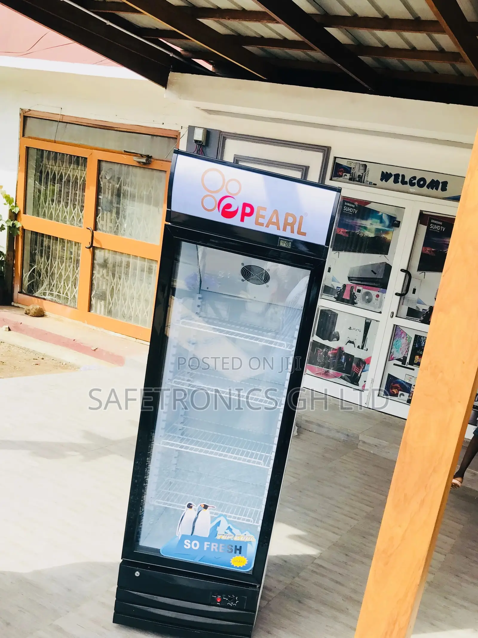 New Affordable 368L PVC-49 Single Door Pearl Display 