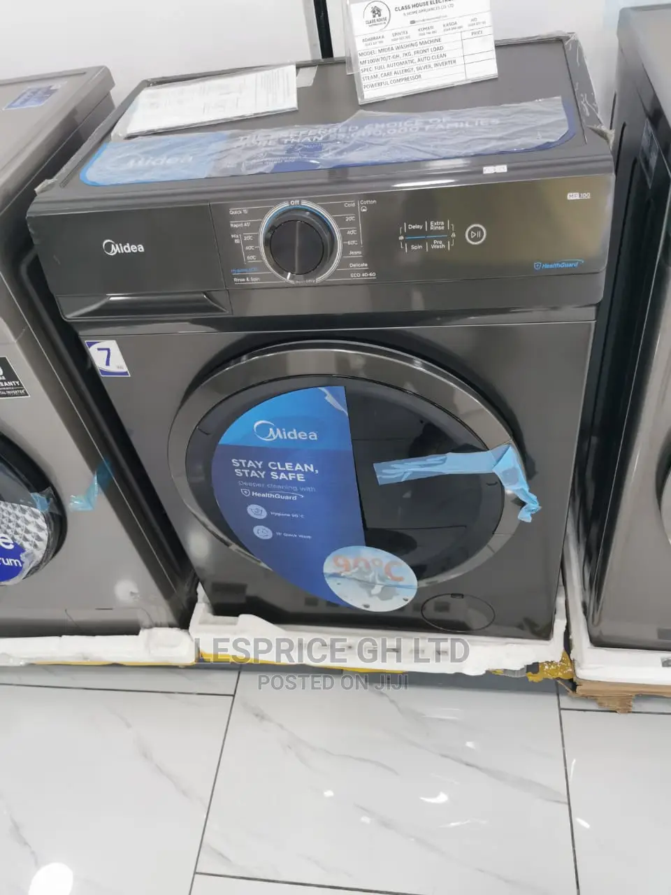 Powerful Midea Washing Machine Front Load 7kg