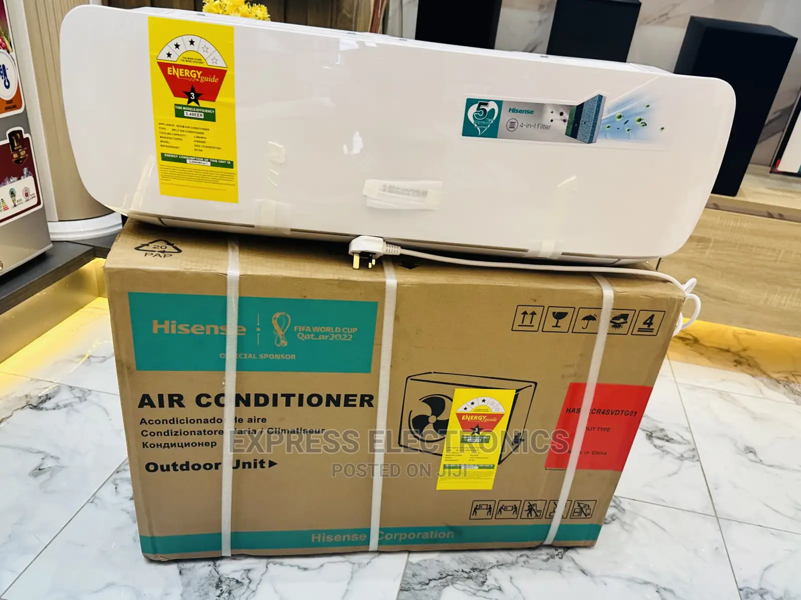 Hisense Split Auto Blow Function R410 Gas 2.0hp AC