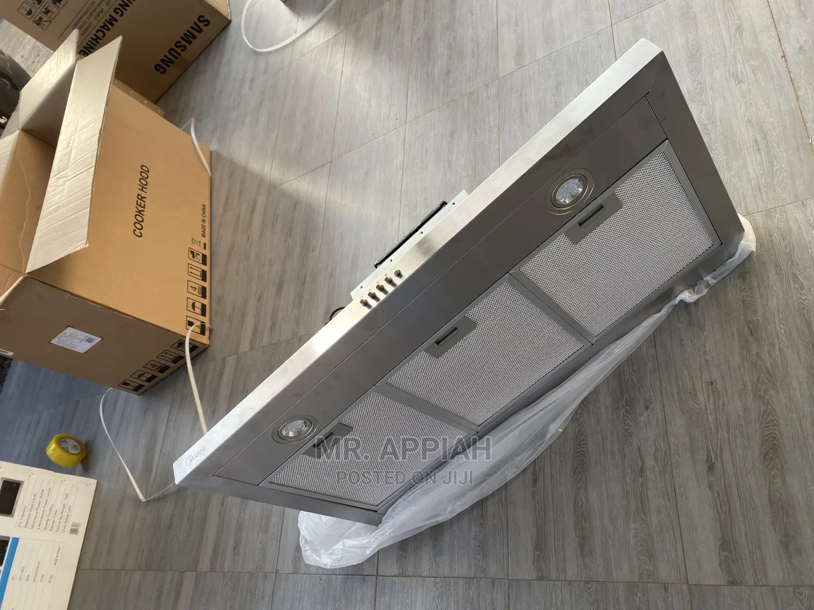 Authentic 90CM T-Shape Range Hood With Push Button Control 
