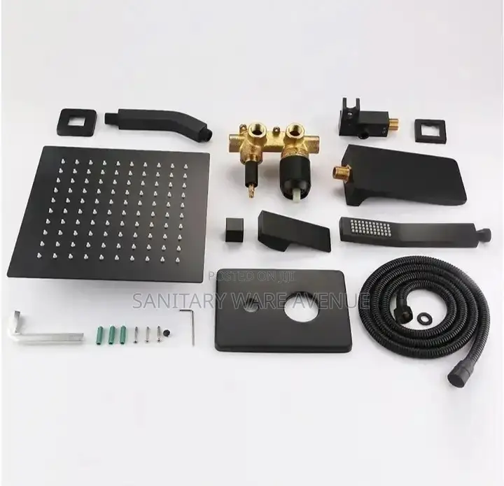 Concealed Shower _ Inbuilt Black Shower
