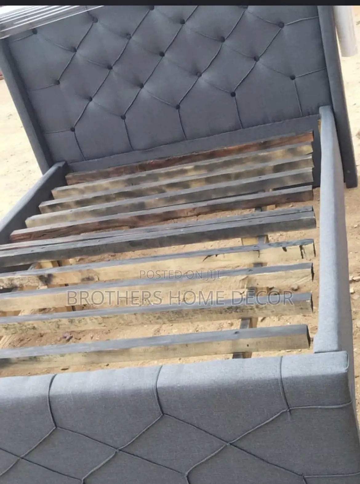 Gray Double Bedframe