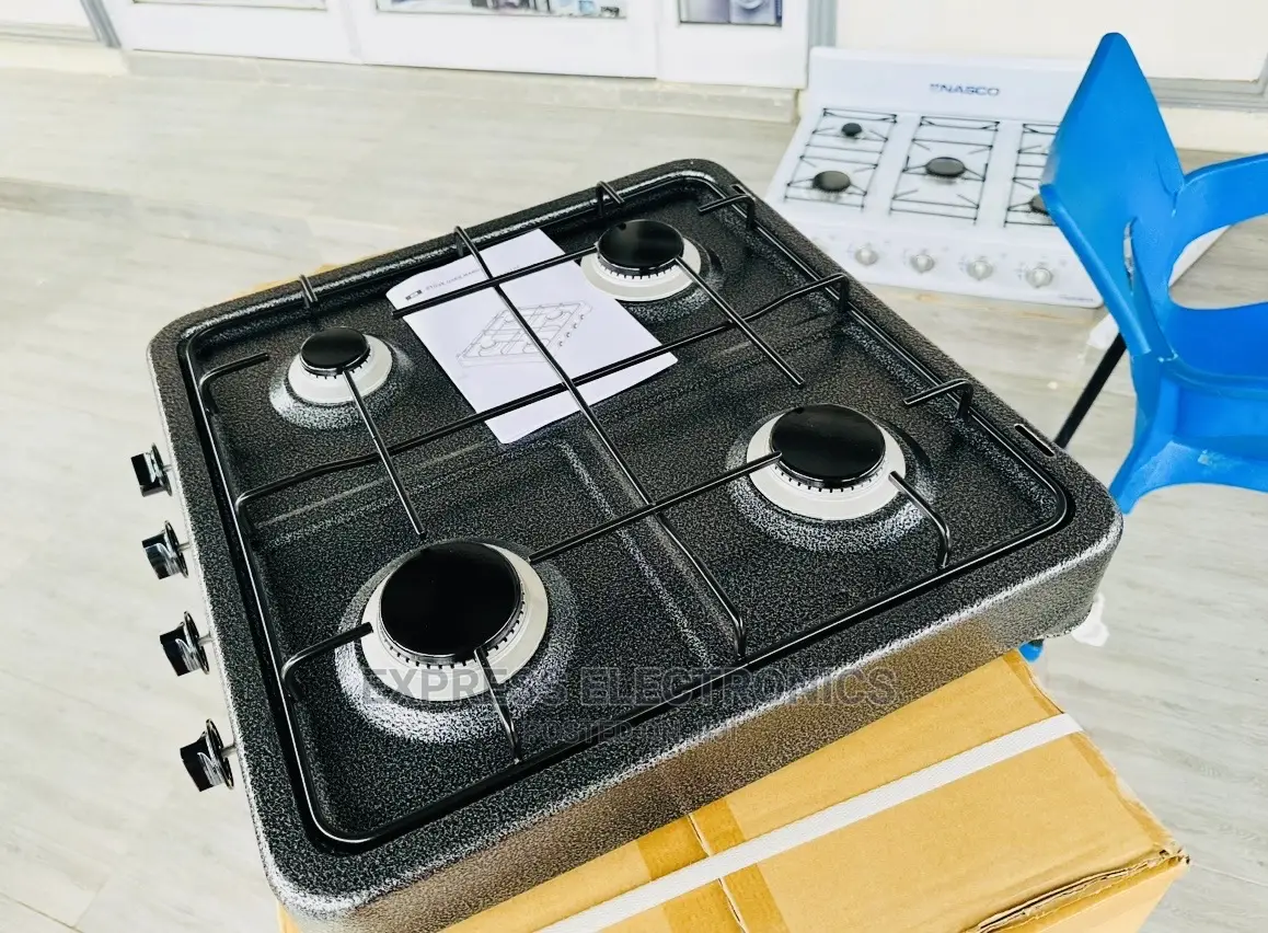 Metallic Black Paint Body Finish Table Top Gas Cooker 4b