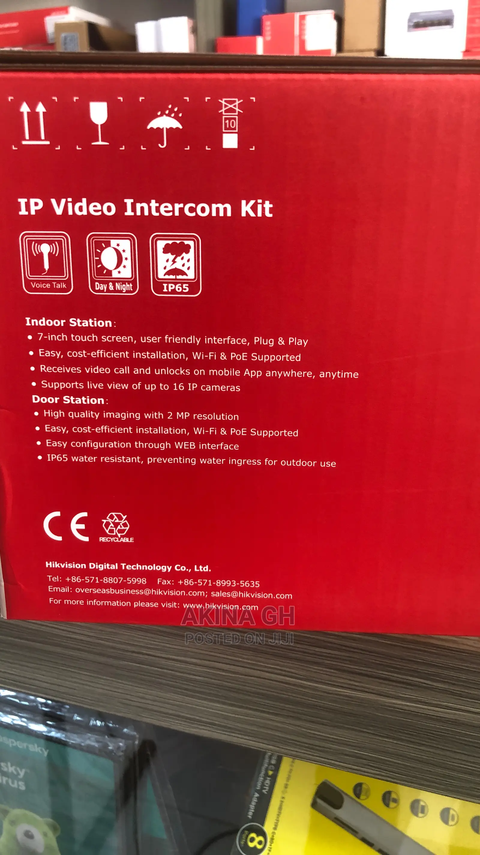 Hikvision Ip Video Door Bell Intercom Ds-Kis603-P