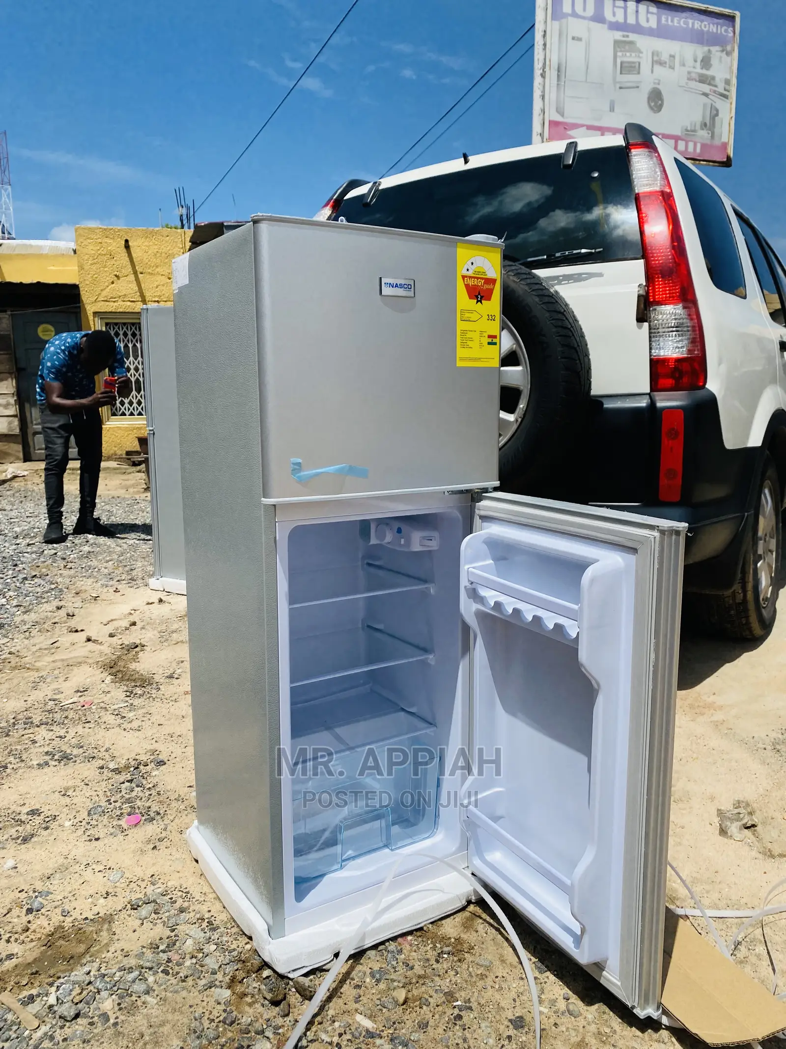Energy Saving Nasco Top Freezer Fridge(Nascodf2-13 FL) .