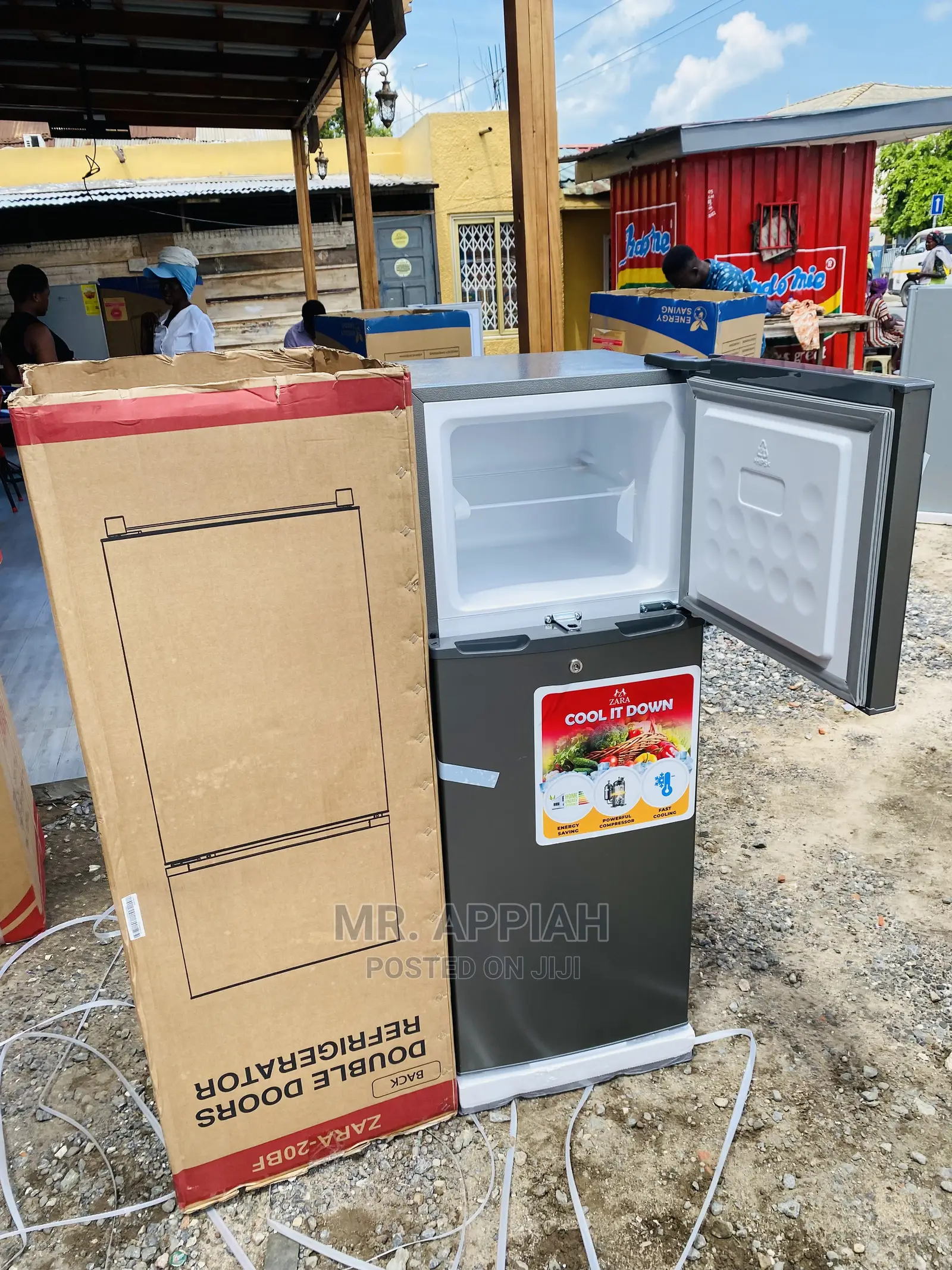 (240BF)Extremely Cooling Zara Double Door Fridge,201ltr.