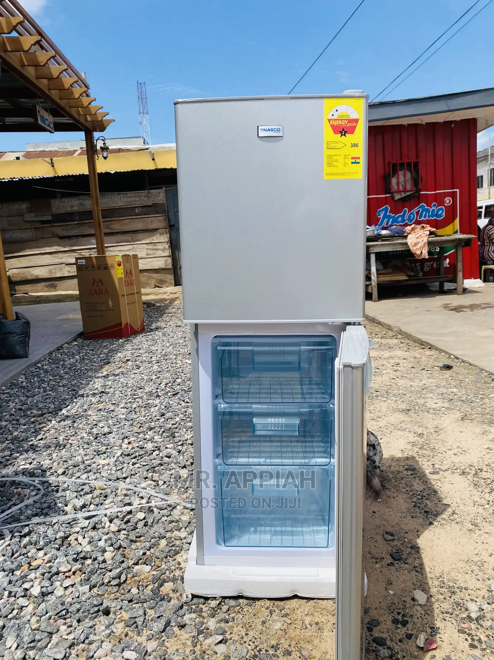 (F2-18fl)Reliable Affordable Nasco 132L Double Door Fridge