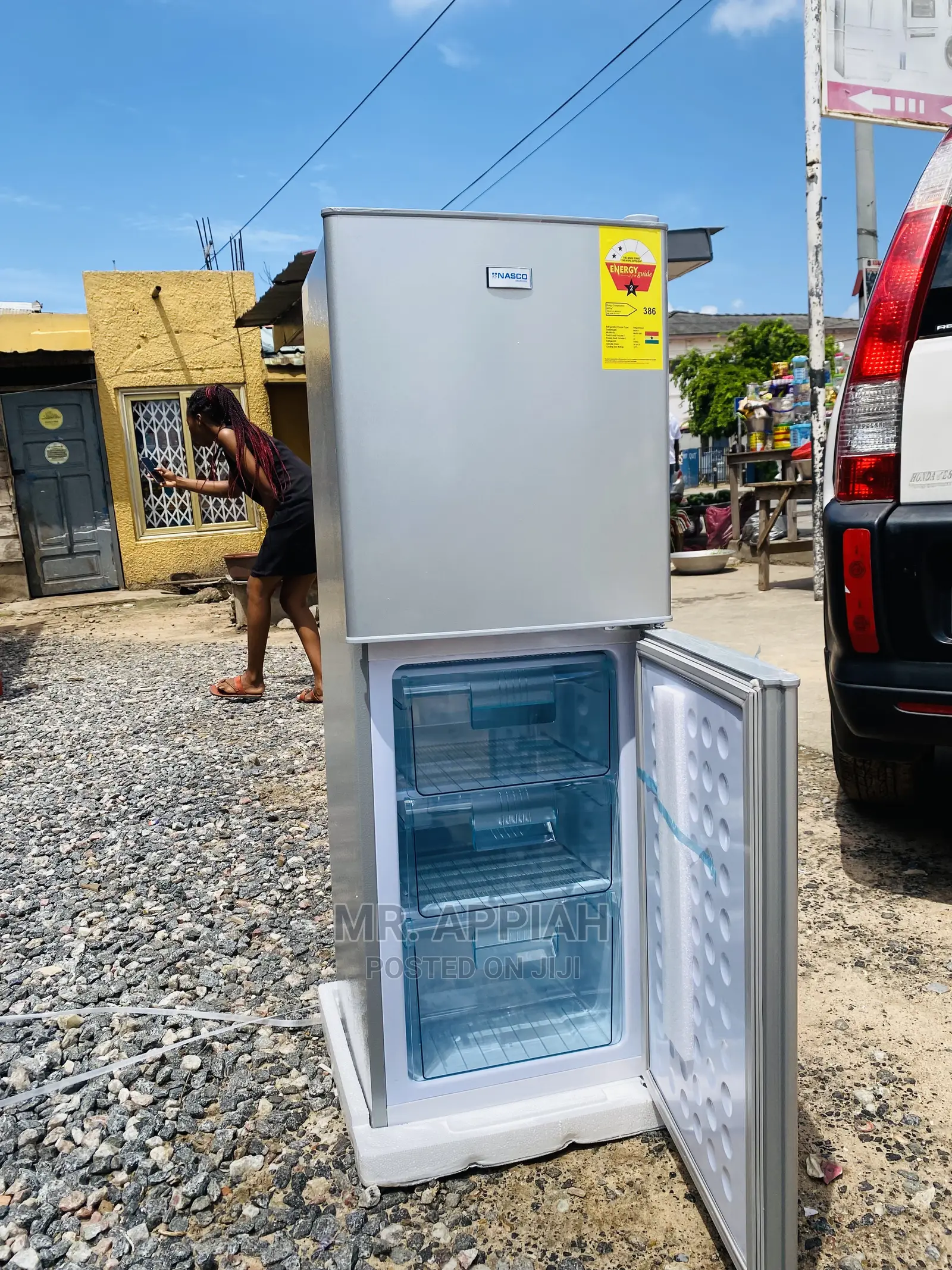 High Quality Nasco 132ltr Double 2 Door Fridge(F2-18fl).