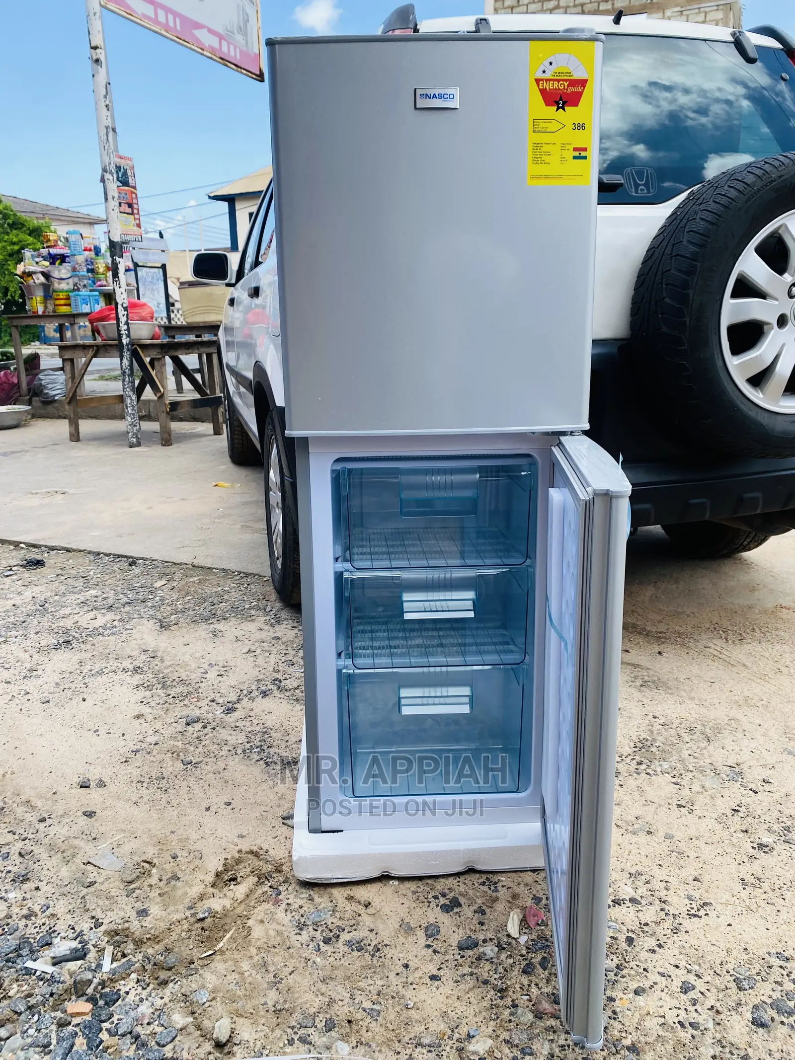 Effective Reliable Nasco Double Door Fridge(Nascod2-18fl)