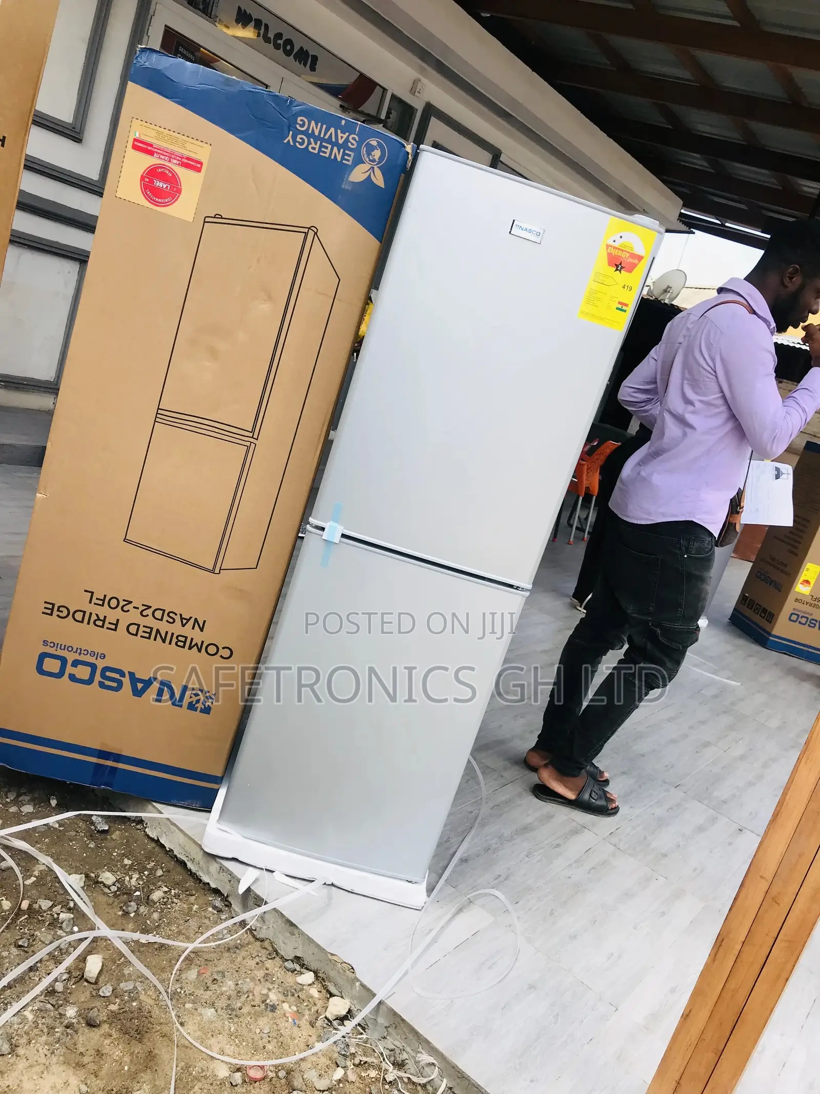 Brand Nascod2-20fl Bottomfreezer Doubledoor 147L Fridge