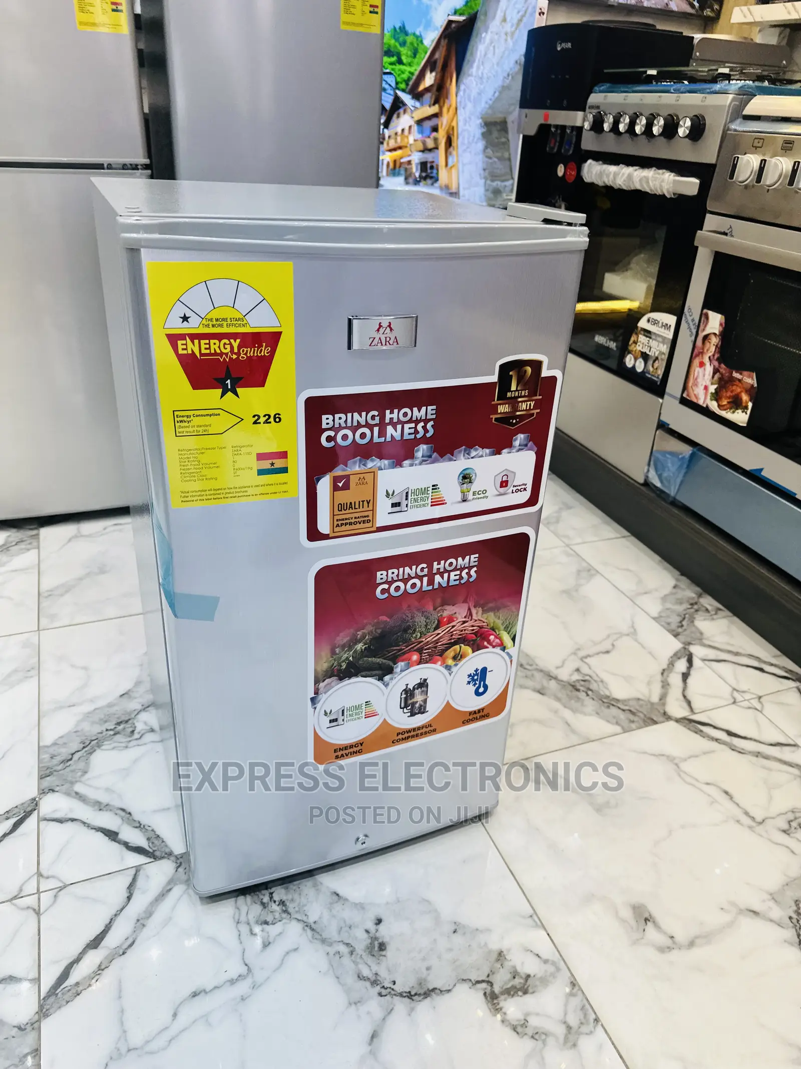 Adjustable Temperature Control Table Top Zara Fridge