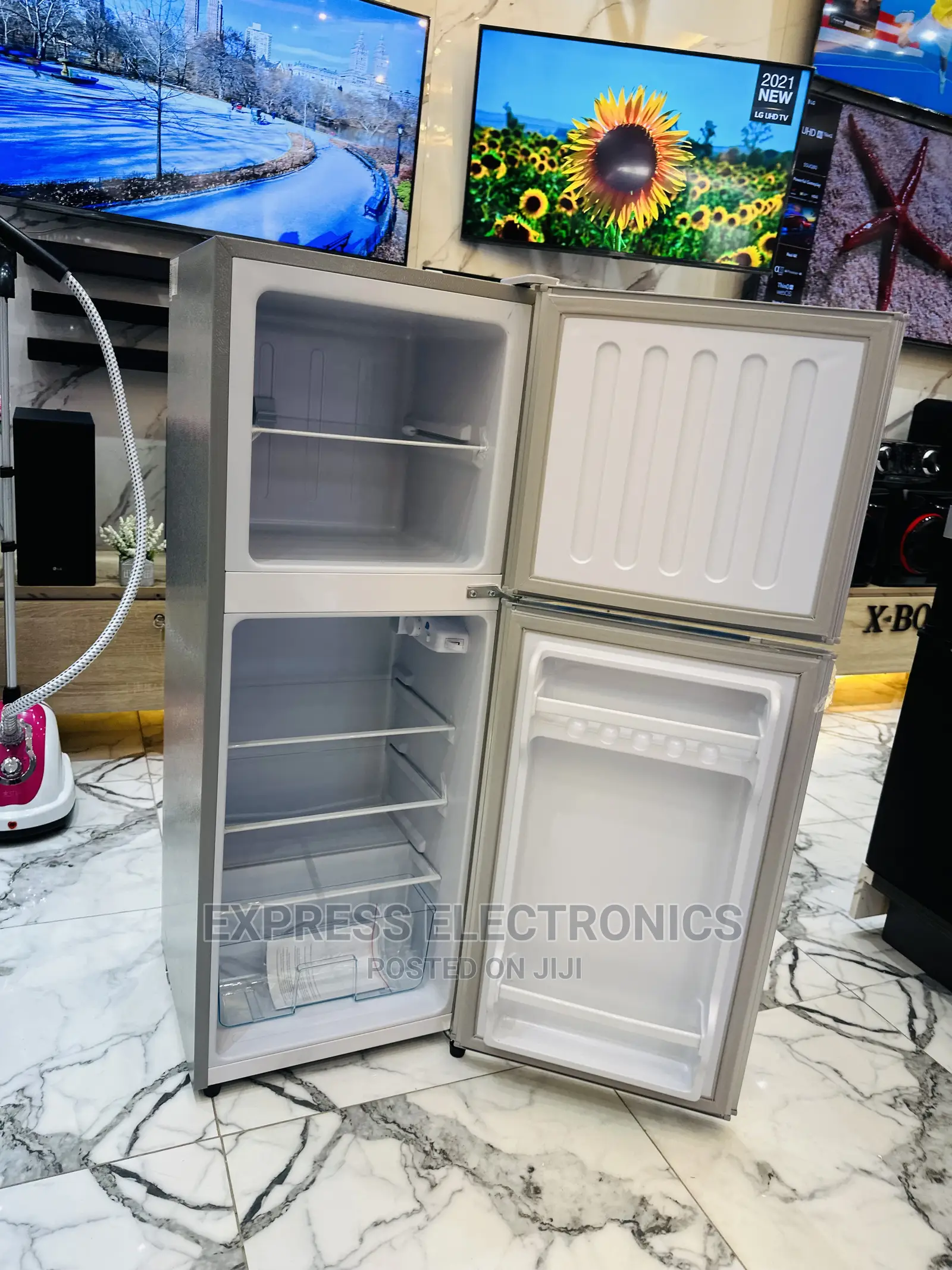 Great Light Nascof2-16fl Double Door Fridge Top Freezer