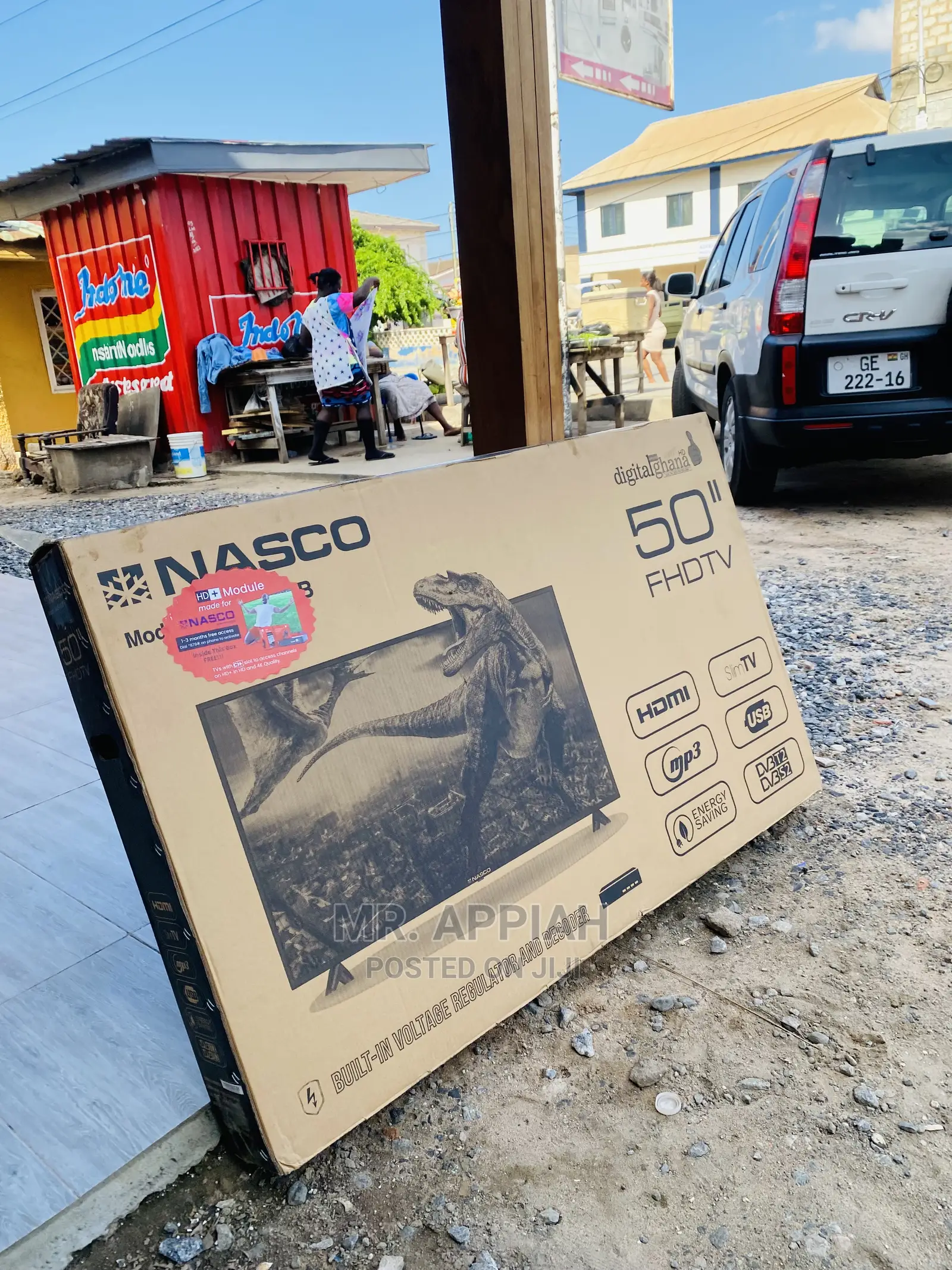 Authentic Nasco Nas-J50fus-and 50” Digital Satelite Tv