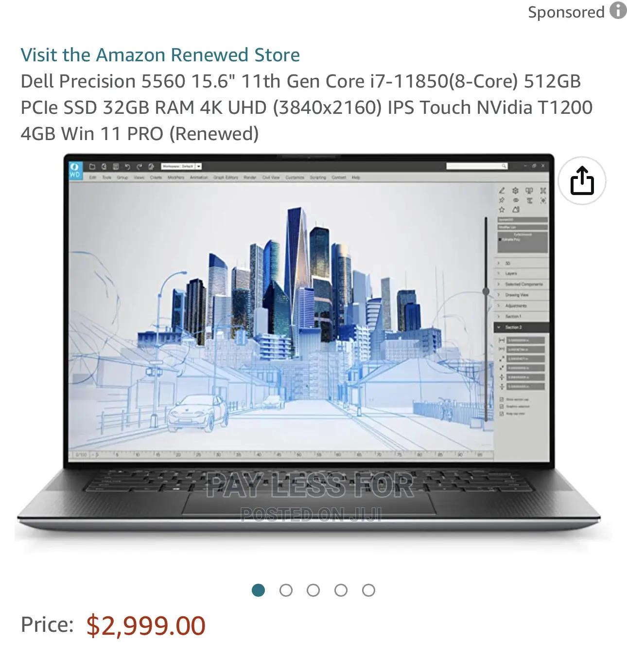 Laptop Dell Precision 15 5540 32GB Intel Core I7 SSD 512GB