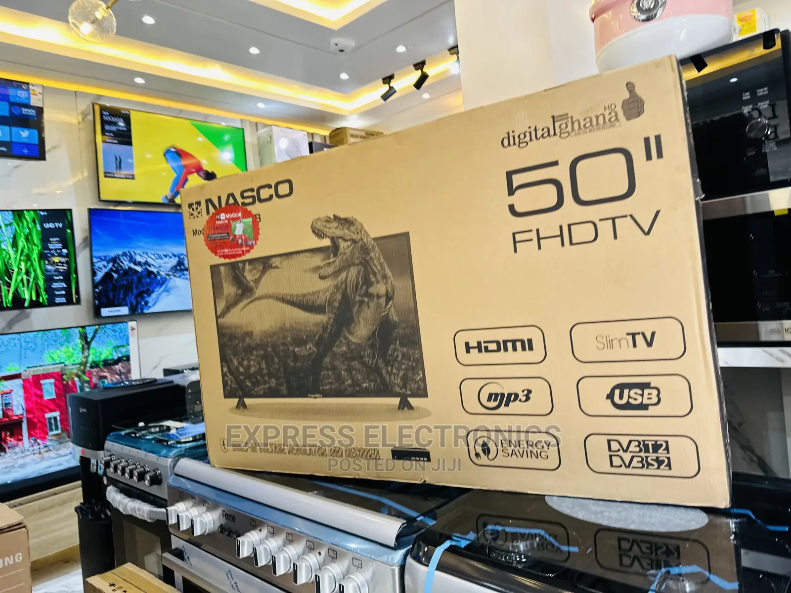 Dynamic Range of Colors FHD Digital Nasco 50” LED Satellite