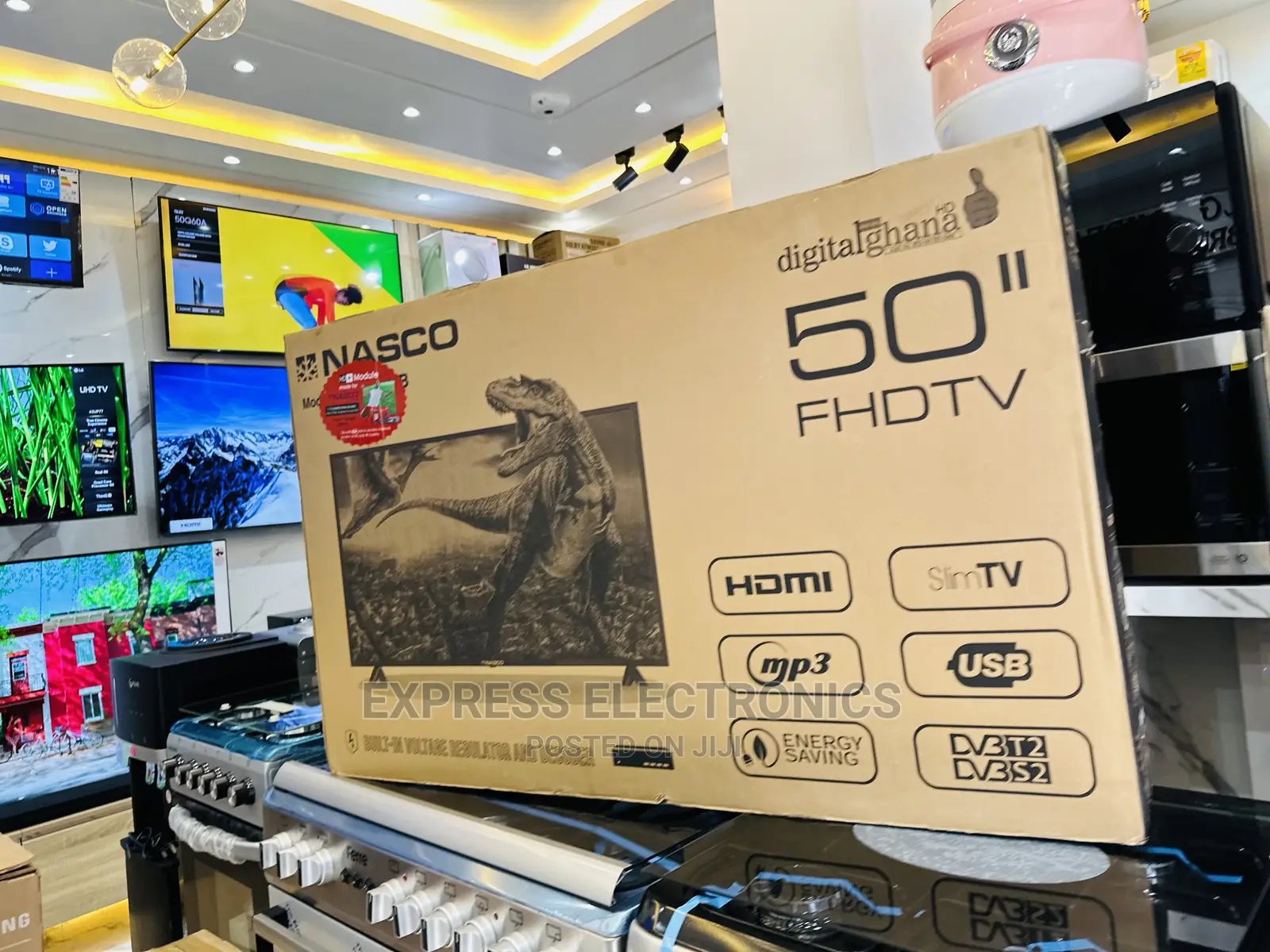 Dynamic Range of Colors FHD Digital Nasco 50” LED Satellite