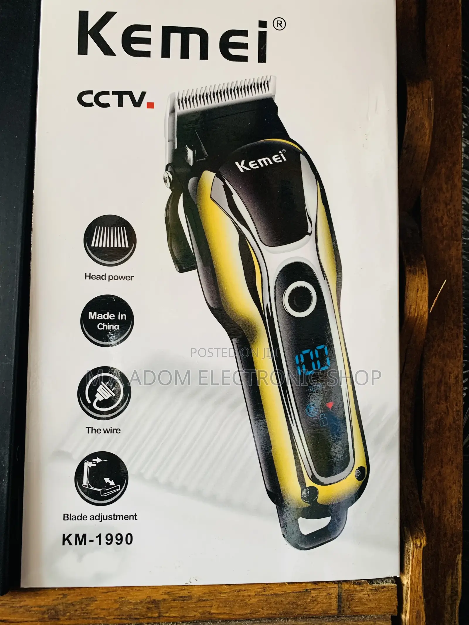 Kemei Rechargeable Cordless Hair Clippers