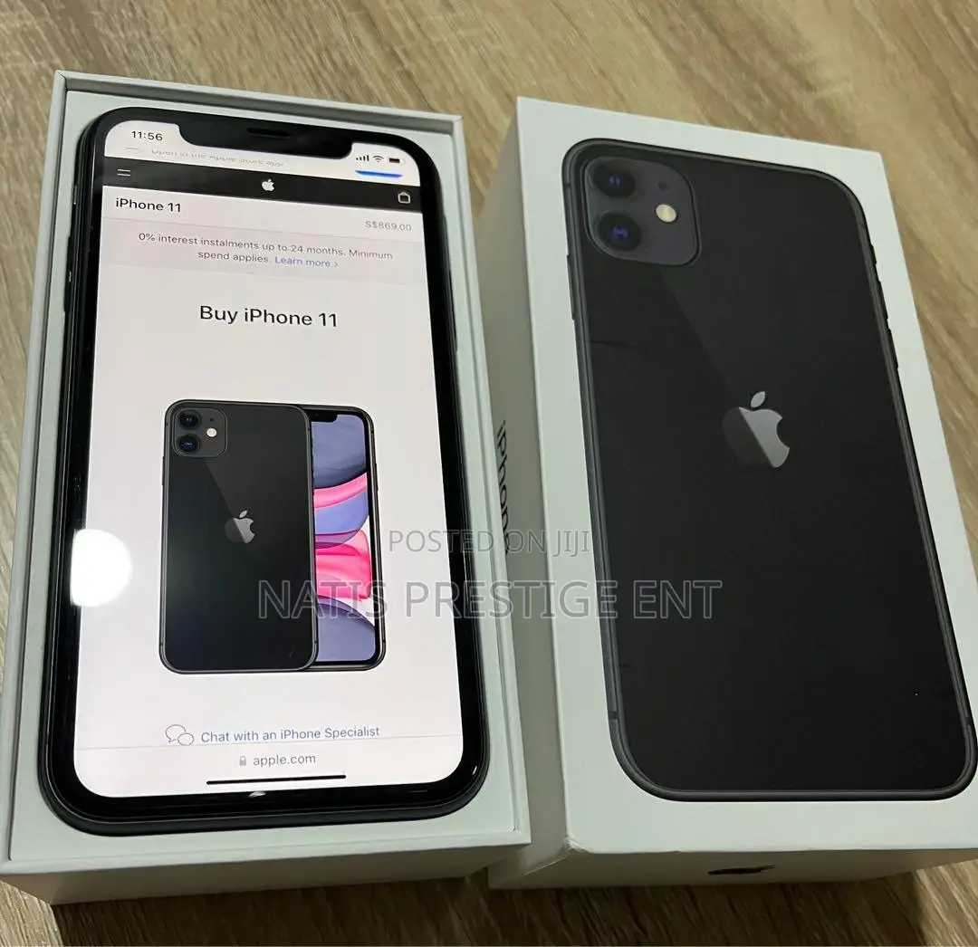 New Apple iPhone 11 128 GB Black
