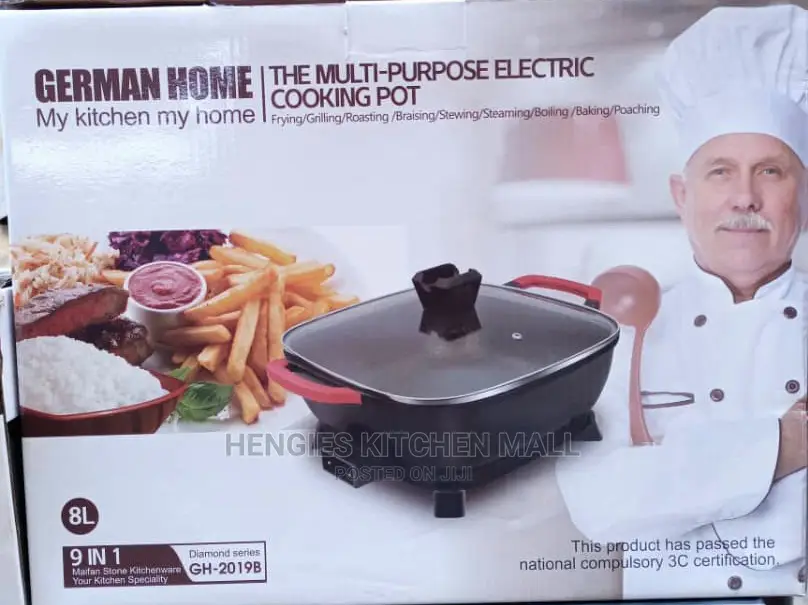 German Home Electric Multi Cooker 8L