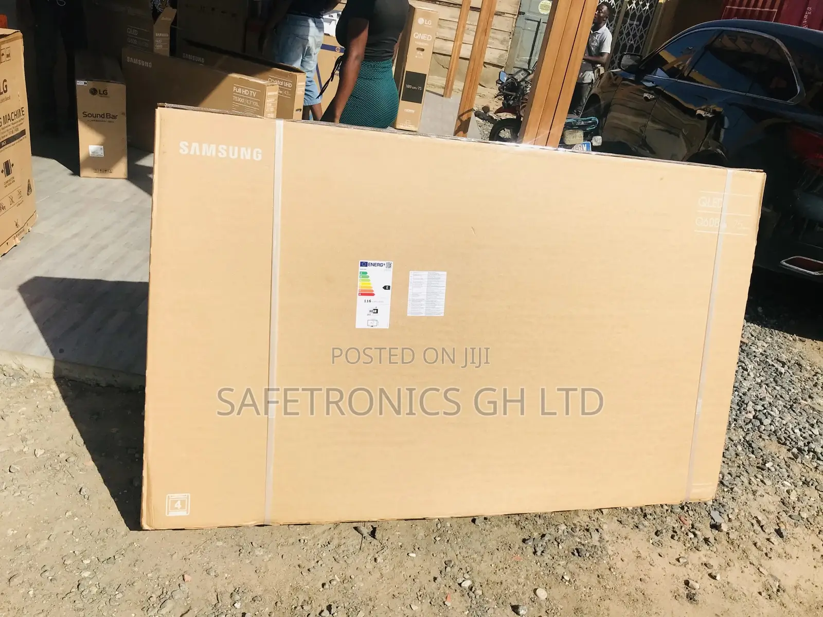 Samsung 75 Inches Glossy QLED Crystal Clear Tv