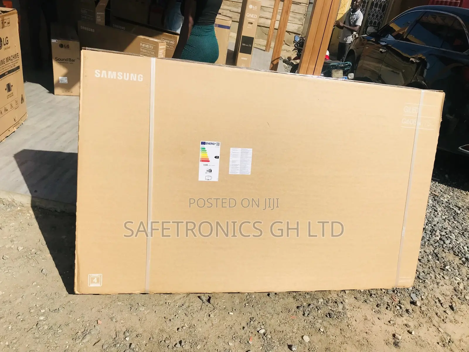 Samsung 75 Inches Glossy QLED Crystal Clear Tv