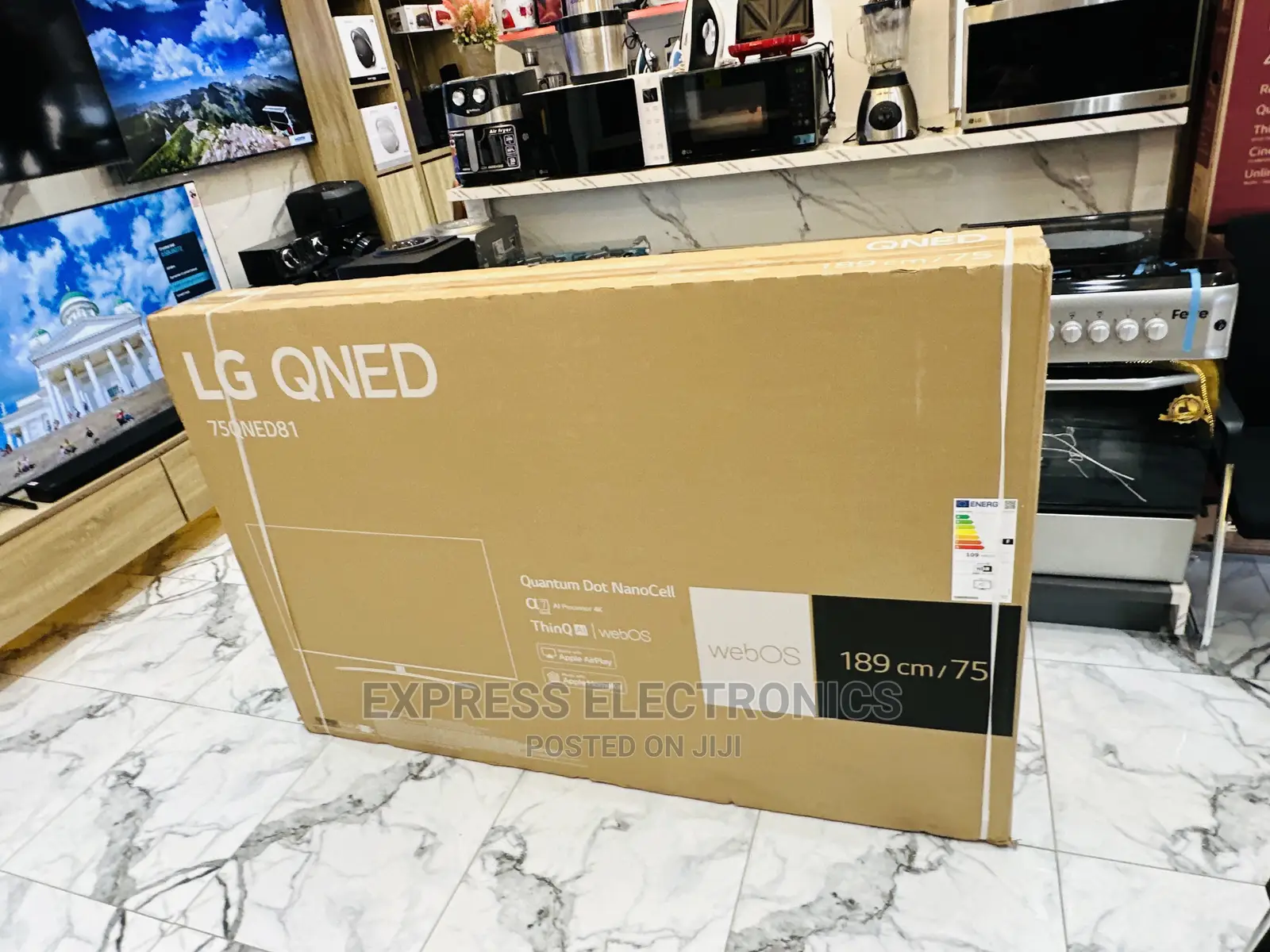 Glossy Black Slim 75qned813 Qned Uhd Smart TV LG