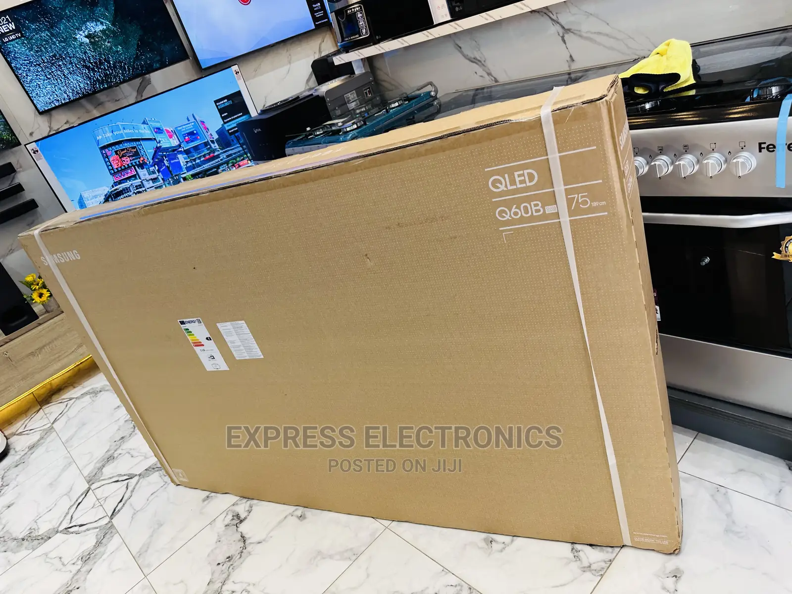 Authentic New Sleek 75q60b Samsung Uhd Smart 75”Qled