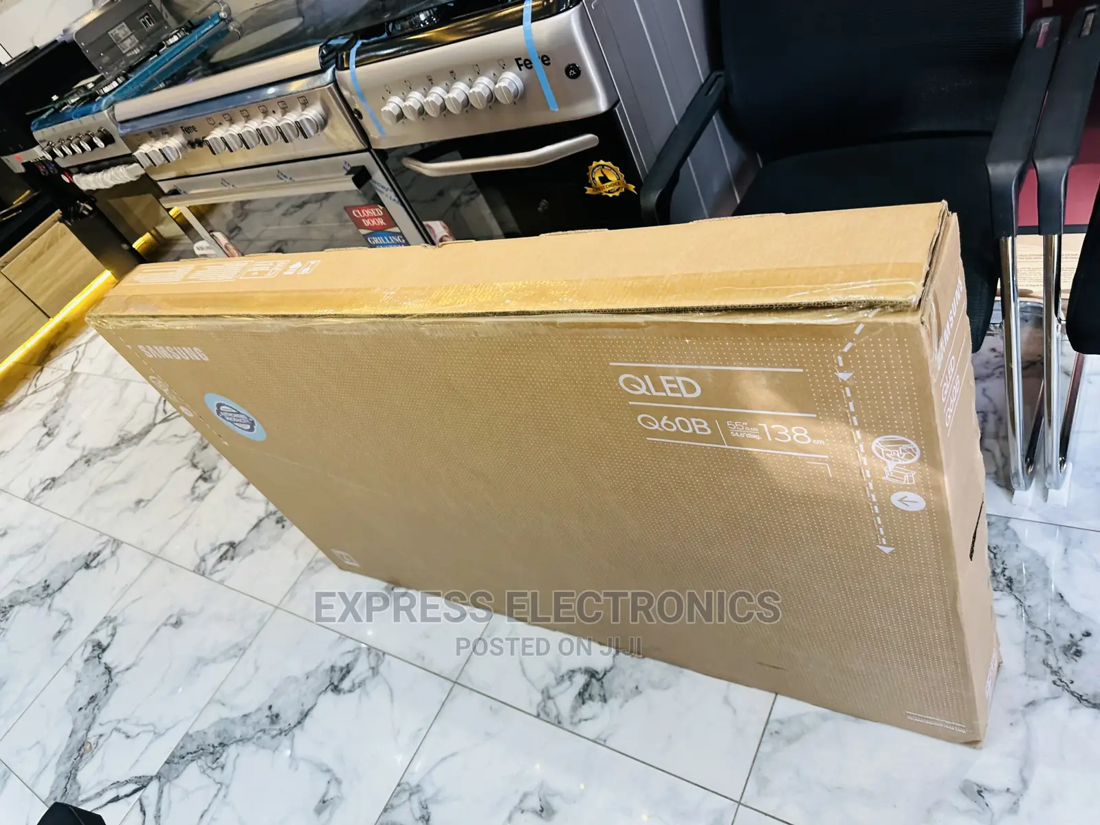 Authentic New Sleek Qled Uhd Smart Samsung Q60A 55”
