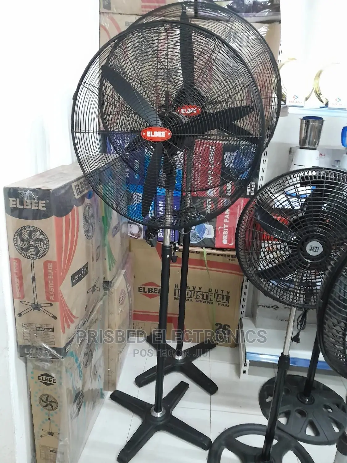 Elbee Durable Industrial Standing Fan 26"