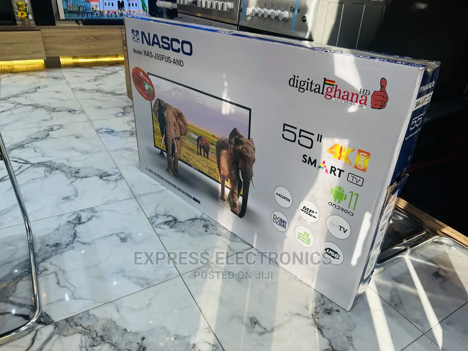 Android Smart UHD Nasco 55” Tv 
